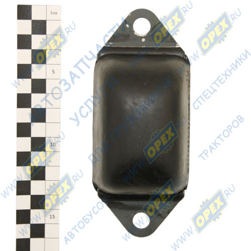 4310-2902684 Буфер рессоры в сборе (РТИ+металл) L=65х94 h=50 с пластиной L=50х160 2отв.ф12 ГК Ростар1